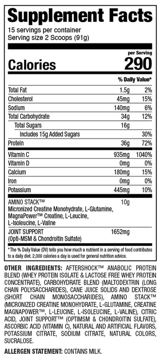 Myogenix AfterShock Recovery 6lb