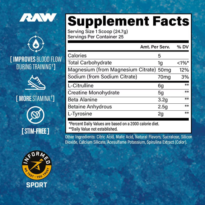 Raw Bum Essential Non-Stim Pre