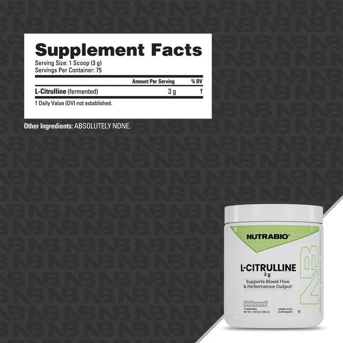 NutraBio L-Citrulline