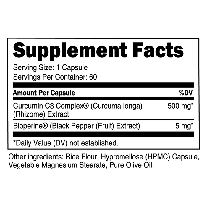 Transparent Labs Curcumin C3