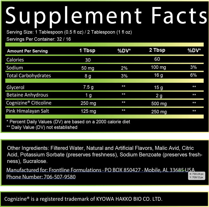 Frontline Formulations Project MK Ultra Liquid