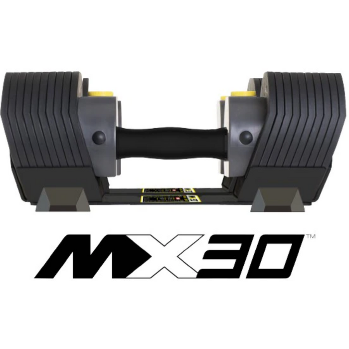 MX30 Rapid Change Adjustable Dumbbells (7.5-30lbs) - Pair