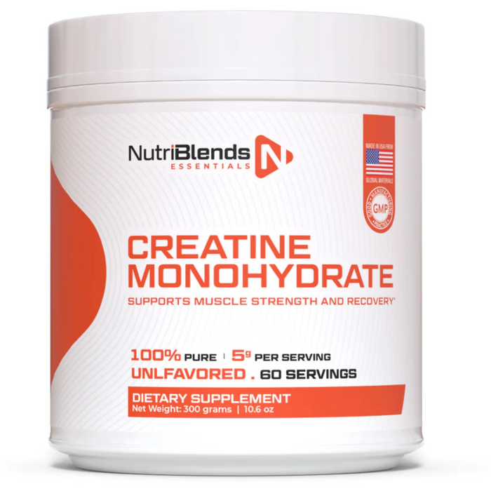 NutriBlends Creatine Monohydrate (60 Servings)